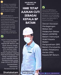 Salut: Junjung Tinggi Etika Politik, HMR Pilih Ajukan Cuti Sebagai Kepala BP