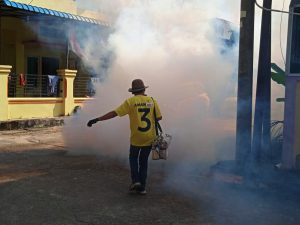Tak Mau Warga Kena DBD, Ansar-Marlin Langsung Fogging Ratusan Rumah