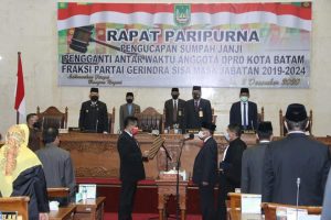 Dilantik jadi Anggota DPRD Batam, Luther Diharap Pererat Kolektivitas Antar-Lembaga