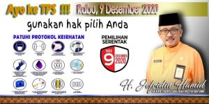 Besok Pilkada, Sekda Jefridin Ajak Warga Mencoblos & Patuhi Protokol Kesehatan di TPS