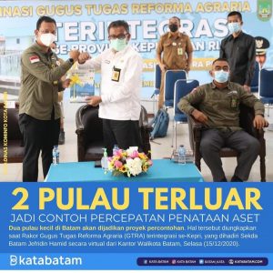 Sukses Bangun Kampung Reforma Agraria, Batam jadi Contoh Percepatan Penataan Aset