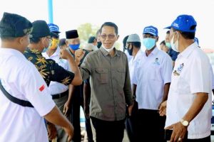 Turun ke Teluksunti, 𝗔𝗺𝘀𝗮𝗸𝗮𝗿 Gas Pol Dishub Selesaikan Pelabuhan Telukkangkung