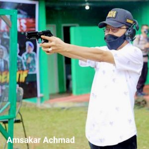 Dar, Der, Dor… Peluru Amsakar Tembus Sasaran Lomba Tembak Eksekutif