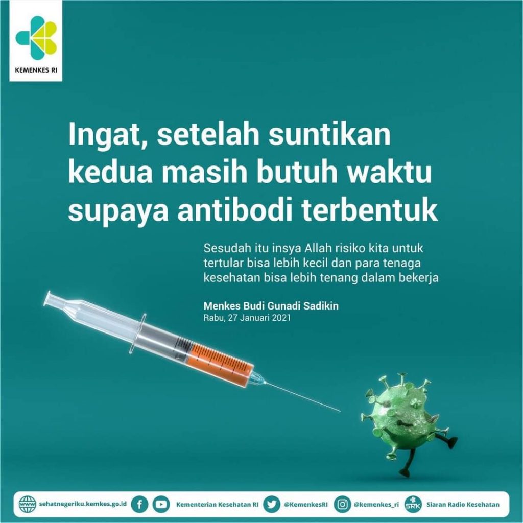 Vaksinasi Covid-19 Dosis Kedua bisa Tambah Antibodi hingga 1 Tahun ke Depan