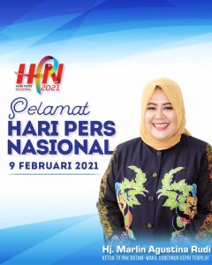 HPN 2021 di Era Pandemi, Marlin Bakar Semangat Jurnalis jadi Akselerator Perubahan
