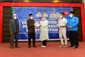 Terima Kasih Tulus Wagub Marlin kepada Nakes, Tak Kenal Lelah Vaksinasi Covid-19