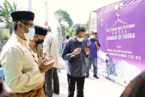 Letakkan Batu Pertama Masjid Rumaisyah, Amsakar Ingin Masjid jadi Pusat Kajian Ilmu