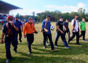 Kick-off HMR Hidupkan Lagi Sepakbola di Batam melalui Ajang Persami Cup I 2021