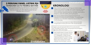CCTv Kominfo Rekam Ada yang Sengaja Matikan PJU Seiladi, Untung Azril Gerak Cepat