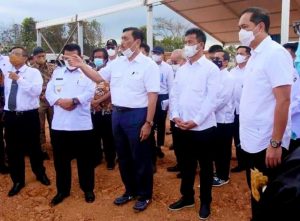 Dikunjungi Tamu Istimewa, HMR Dampingi Para Menteri Tinjau Lokasi Jembatan Babin