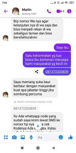 Namanya Dipakai Penipu untuk Mencuri Nomor WA, Marlin Minta Warga Waspada
