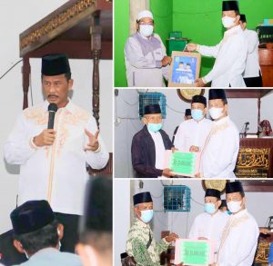Di Safari Ramadan HMR Ingatkan Agar Pakai Masker saat Ibadah Berjamaah