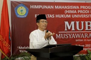 Motivasi Mahasiswa Hukum Uniba, Amsakar Jelaskan Cara Bangun Organisasi yang Sukses