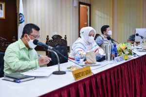 Kepada Para Menteri Utama Wagub Marlin Beber Progres Penanganan Pandemi di Kepri