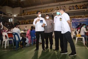 Hindari Antrean Panjang, Vaksinasi di Sport Hall Stadion TAJ Dibagi Dua Kloter