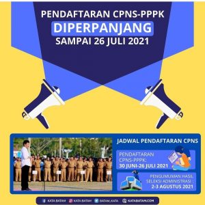 HMR Perpanjang Pendaftaran CPNS