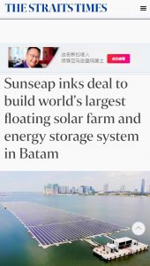 Media Terbesar Singapura, “The Straits Times”, Ulas MoU HMR dengan Sunseap Group