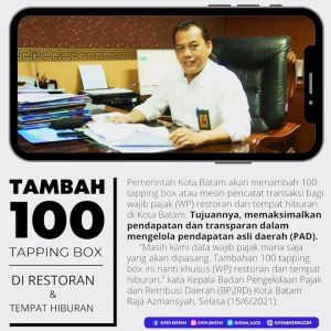Tapping Box Batam Dapat Penghargaan Top Inovasi Pelayanan Publik Terpuji Nasional