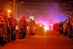 Ratusan Obor Hangatkan Batam di Malam Hari Kemerdekaan, Upacara Taptu pun Khidmat