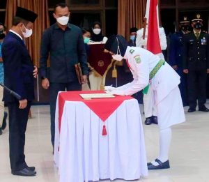 HMR Ulas Makna Kemerdekaan di Tengah Pandemi, saat Kukuhkan Anggota Paskibraka