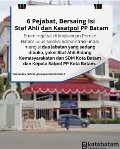 Tiga Camat Bersaing Jabat Kasatpol PP