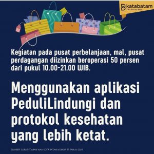 Kini Jam Buka Mal di Batam Lebih Panjang