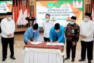 Amsakar Sambut Sinergi BAZNAS & BMGQ Batam Optimalkan Zakat, Infaq, dan Sedekah