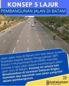 Begini HMR Mengonsep Pembangunan Jalan Kota Batam