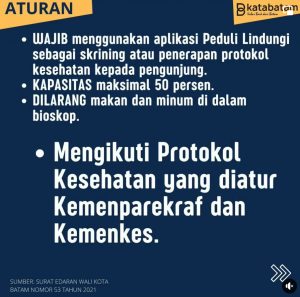 Boleh Nonton Bioskop, Asal Jangan Abai Protokol Kesehatan Covid-19
