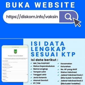 Usai Vaksin Covid-19, Jangan Lupa Isi Data