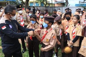 Blusukan ke 3 Kecamatan, Jefridin Gairahkan lagi Aksi Kepramukaan hingga Tingkat Ranting