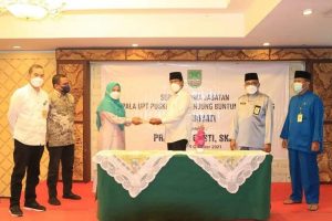 Pimpin Sertijab Kapus Tanjungbuntung, Jefridin Ajarkan Filosofi Kepemimpinan Melayu