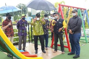 Demi Menjaga Hak dan Perlindungan Anak, Jefridin Cek Langsung Lapangan Bermain