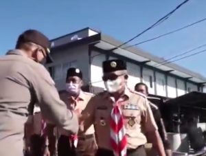 Bawa Tim, Kak Jefridin Tunjukkan Darma dan Kepedulian Pramuka di Belakangpadang