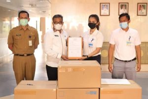 Percaya Kinerja Pemko Batam Tangani Covid-19, PT Shimano Bantu 120 Ribu Masker