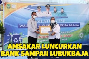 Jaga Lingkungan, Beri Nilai Ekonomis, Amsakar Luncurkan Bank Sampah Lubukbaja