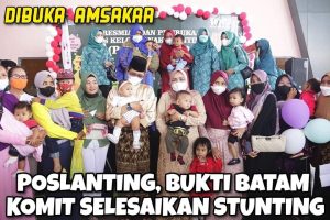 Poslanting Puskesmas Botania, Terobosan Baru Selesaikan Masalah Stunting di Batam