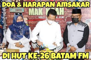 Amsakar Bincang Kiat Sukses Penanganan Covid-19 di Batam pada HUT Ke-26 Batam FM