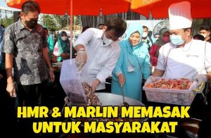 HMR & Marlin Masak Seafood untuk Pengunjung Expo Batam Batik Fashion Week