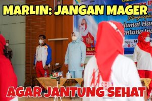 Senam Bersama Yayasan Jantung, Marlin: Jangan “Mager” agar Jantung Tetap Sehat