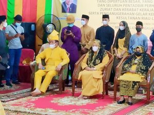𝗚𝗮𝗹𝗲𝗿𝗶 𝗙𝗼𝘁𝗼: Marlin & HMR Dapat Gelar Kebesaran dari Kesultanan Riau Lingga