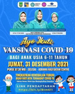Besok, 1.500 Anak Vaksinasi Masal di Asrama Haji, Marlin: Ayo Jaga Buah Hati Kita!