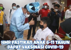 Jaga Generasi Penerus, HMR Pastikan Semua Pelajar Usia 6-11 Tahun Divaksin