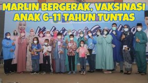 Marlin “Berlari” Tuntaskan Vaksinasi Anak Usia 6-11 Tahun, Januari Target Tercapai