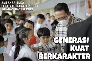 Dibuka Amsakar, Semangat Tanding Para Karateka Cilik Inkanas Batam, Membuncah