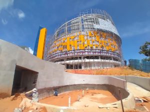 GALERI FOTO: Melihat dari Dekat Progres Pembangunan Masjid Tanjak