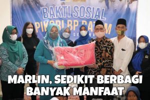 Terus Perhatikan Rakyat, Marlin & PIKORI Bawa Bantuan ke Tiga Tempat di Batuampar