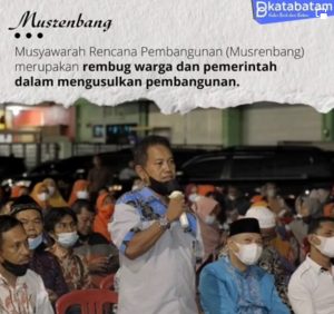 Di Musrenbang, HMR Persilakan Masyarakat Tentukan Sendiri Arah Pembangunan