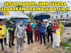 Solusi Banjir di Batuaji, HMR Segera Lebarkan Drainase Jalan hingga ke RSIA Aini