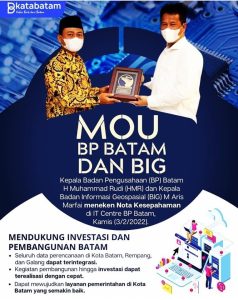 HMR Teken MoU dengan BIG, Pembangunan hingga Investasi pun Cepat Terealisasi